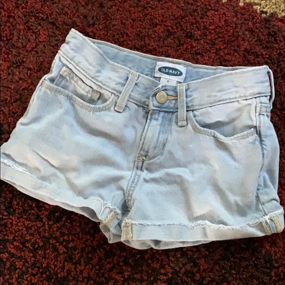 Girls faded shorts